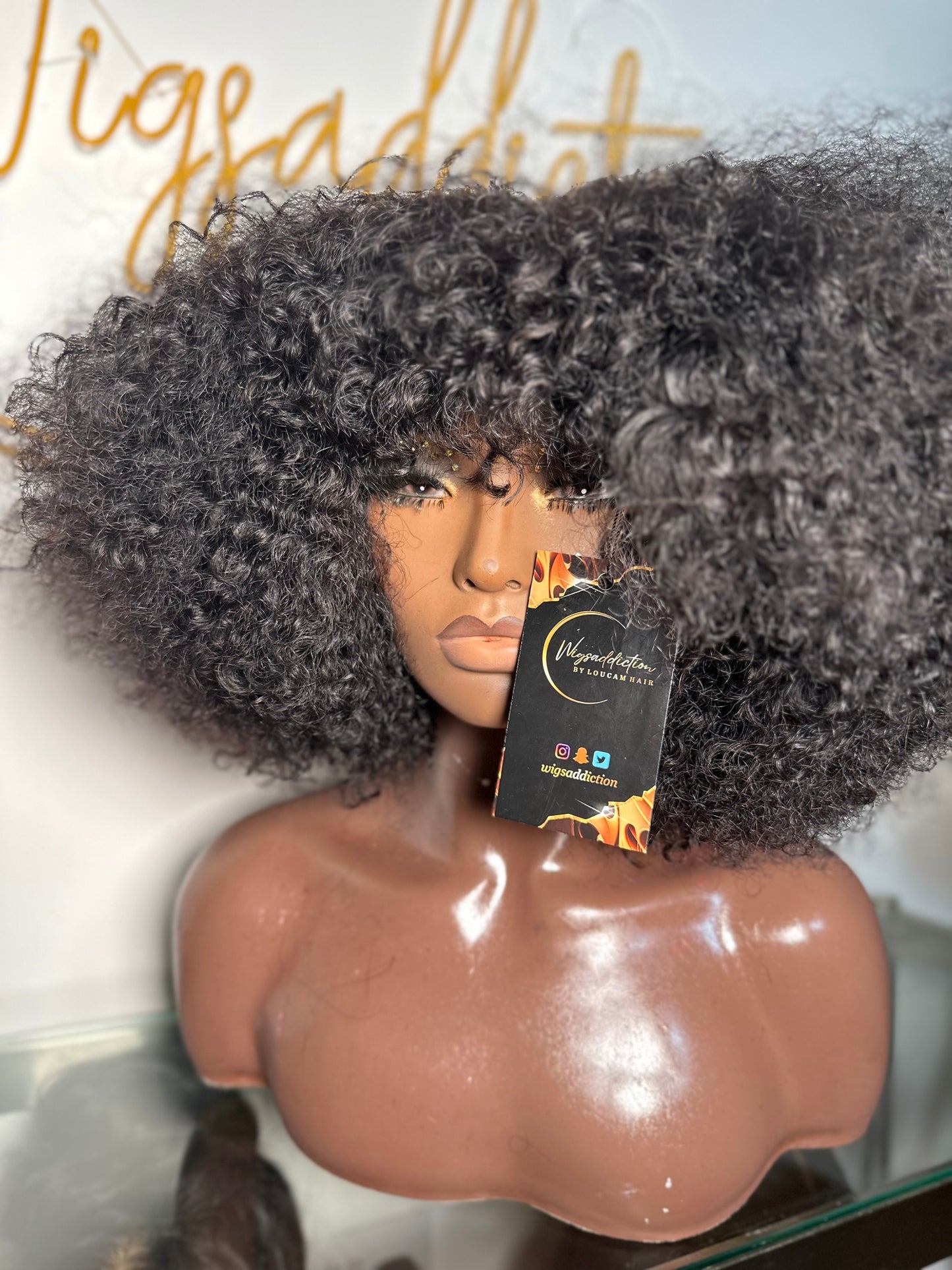 Nancy Fringe Curls  -(Ready to Ship)Sale