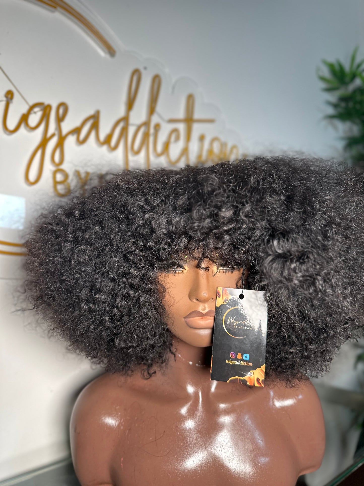 Nancy Fringe Curls  -(Ready to Ship)Sale