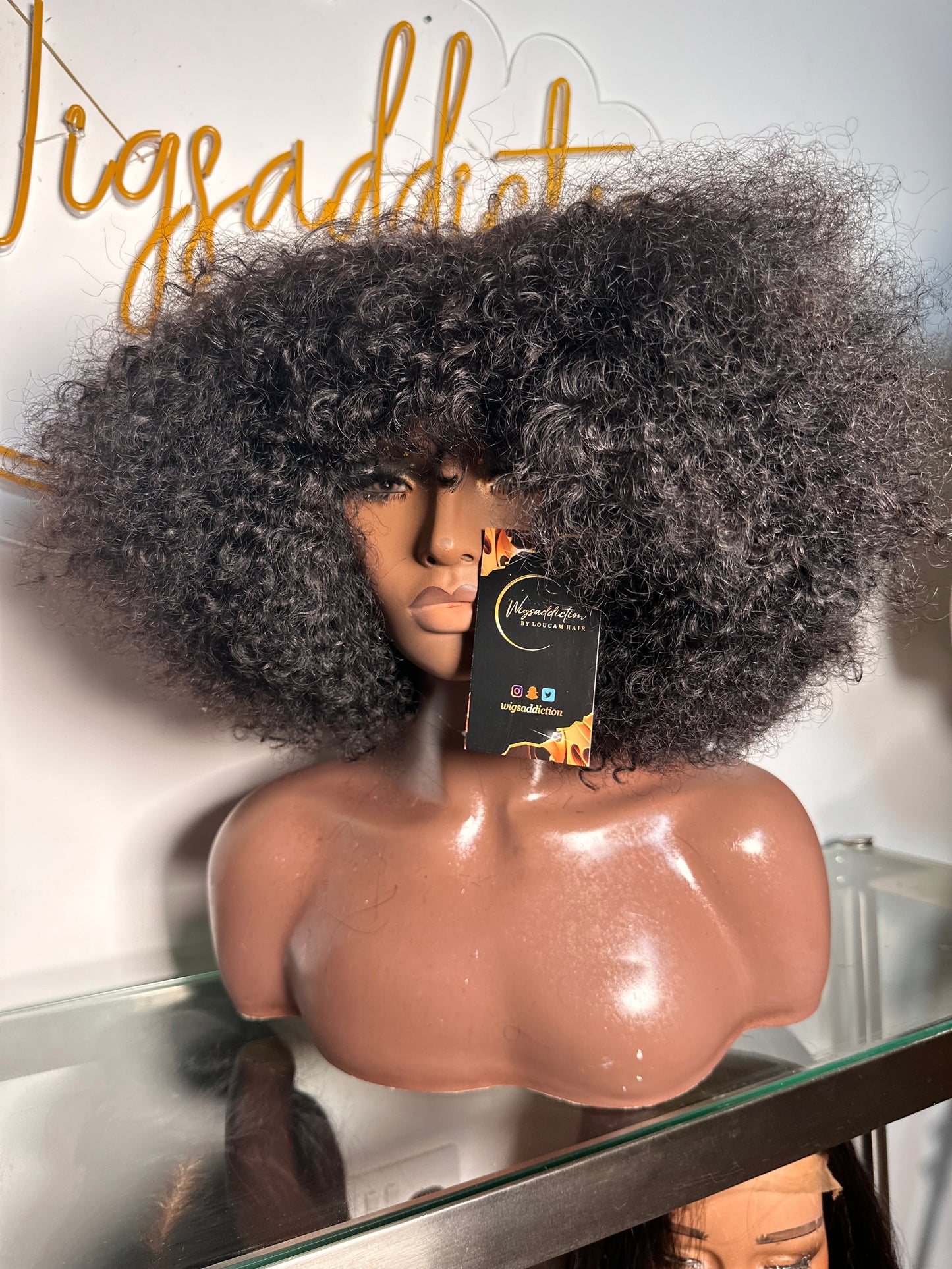 Nancy Fringe Curls  -(Ready to Ship)Sale