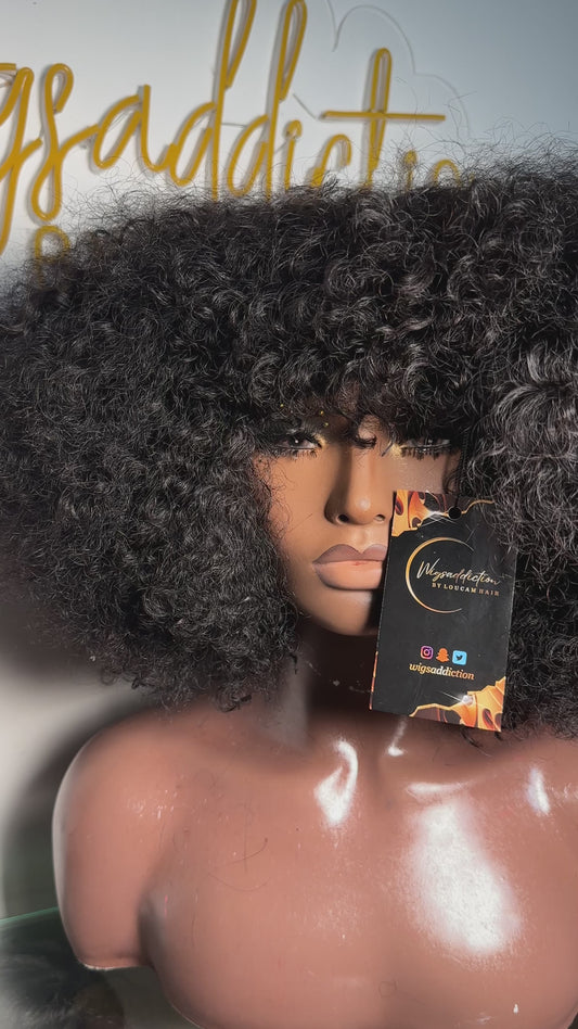 Nancy Fringe Curls  -(Ready to Ship)Sale